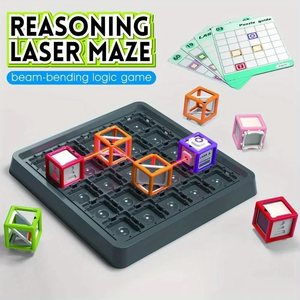 Board Game Qwirkle - Laser Maze Stacking Educational Toy for