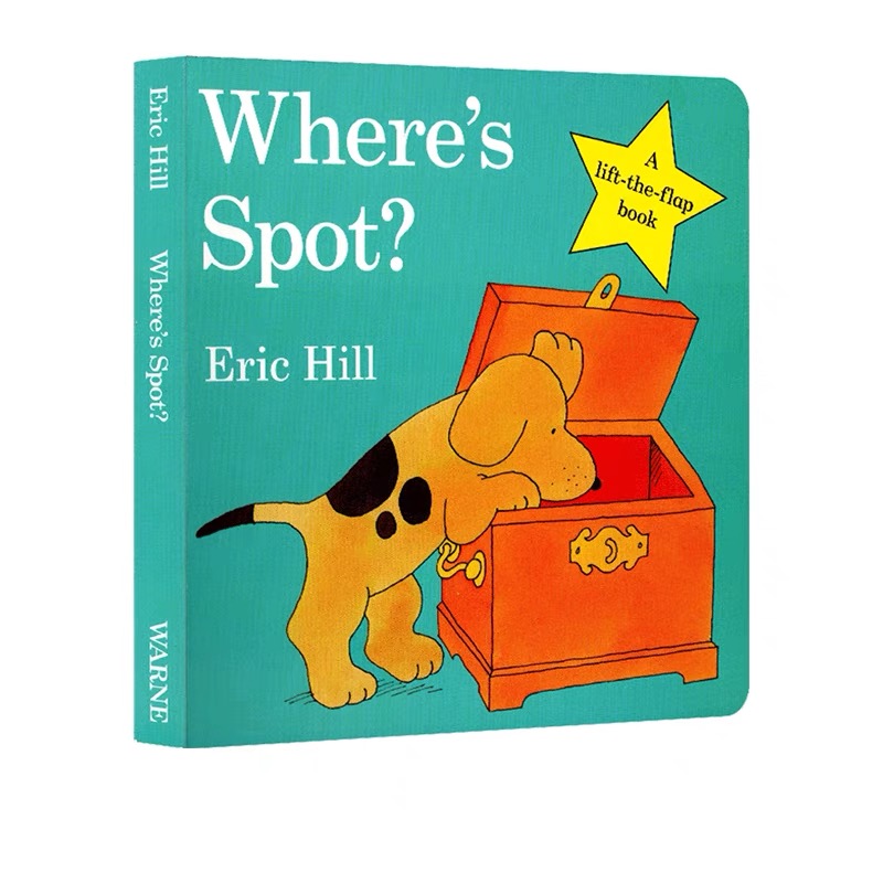 Board Game Dots - Where's Spot? Lift-the-Flap Card Books, Interactive