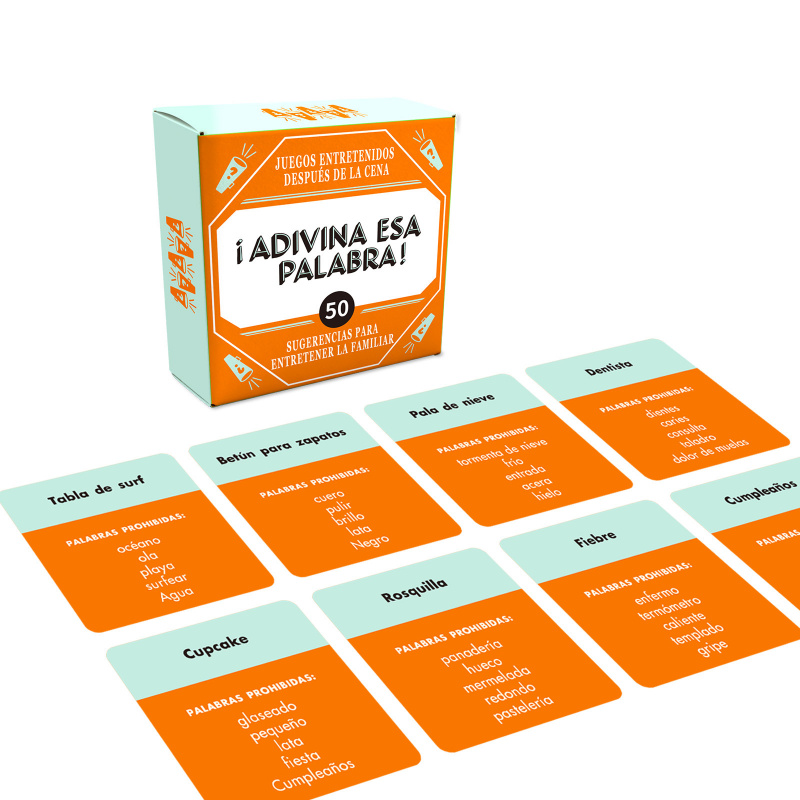 Board Game Name - Spanish Word Guessing Board Game –