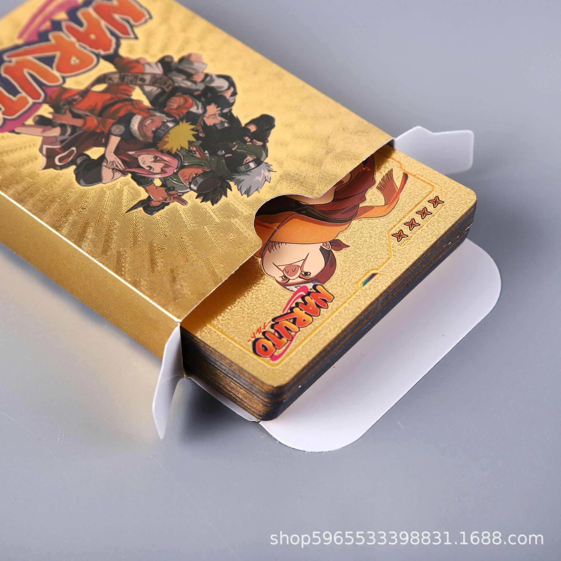 55pcs Naruto Card Gold English - огляд і ціна Board Game Is