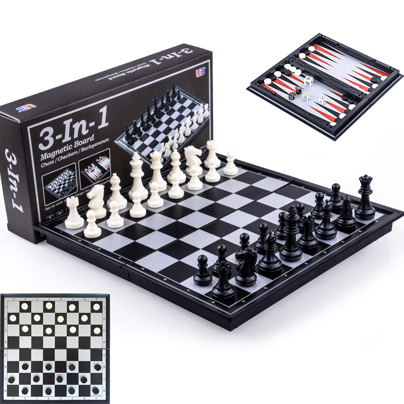 Foldable Magnetic Chess 25CM C - огляд і ціна Board Game Ludo