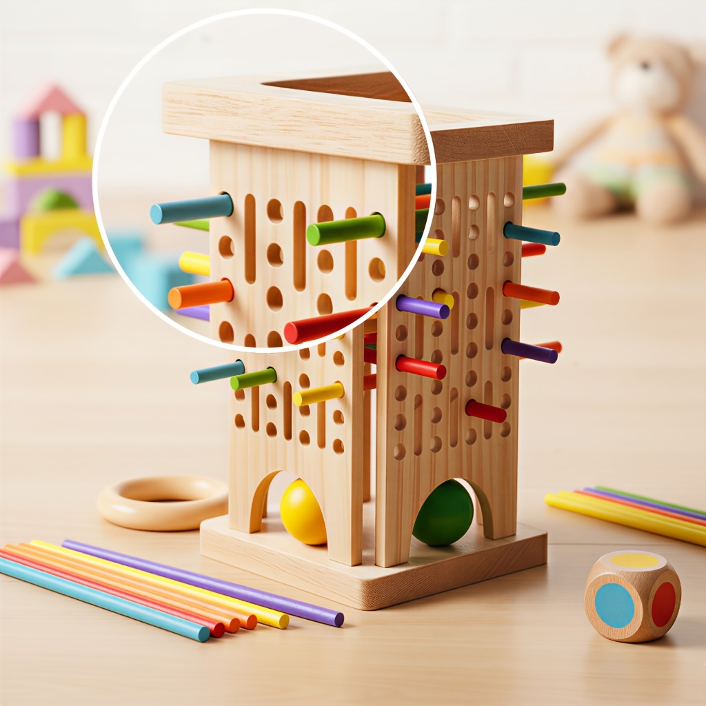 Montessori Wooden Board Game C - огляд і ціна Board Game Name