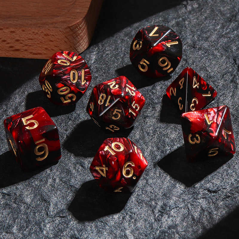 Polyhedral Dice Double-colors  - огляд і ціна Board Game Ludo
