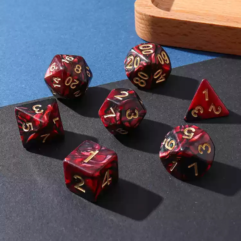 Polyhedral Dice Double-colors  - огляд і ціна Board Game Ludo