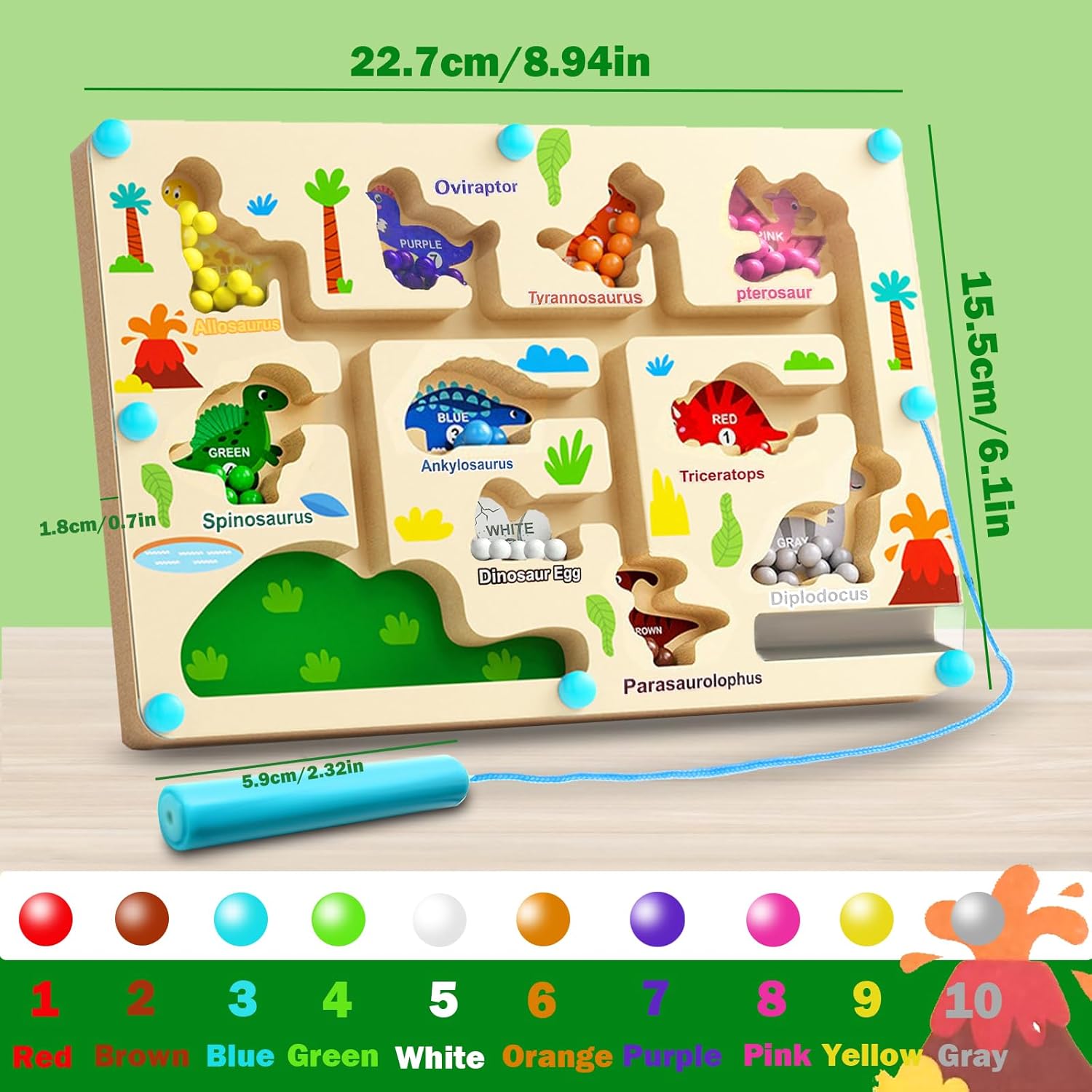 Magnetic Color & Number Maze M - огляд і ціна Board Game Qwirkle