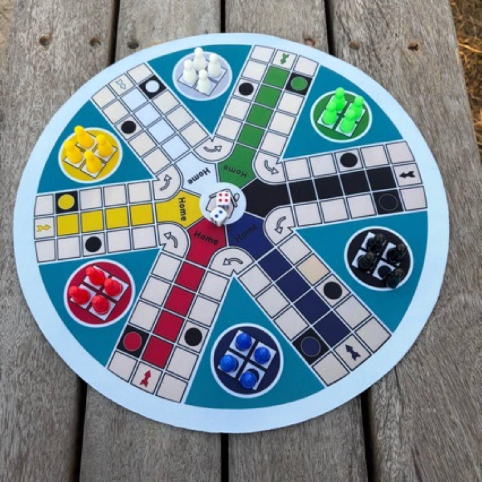 Chess Game Foldable Six Player - огляд і ціна Board Game Ludo