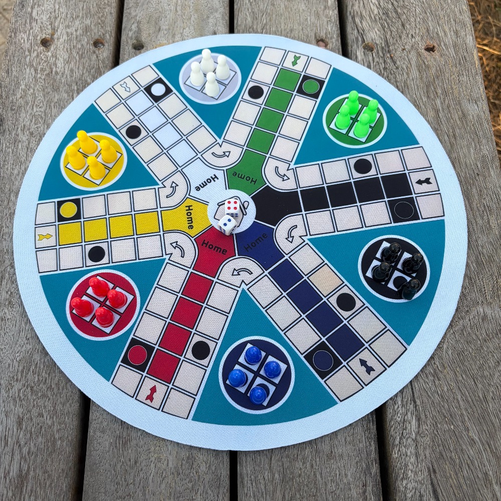 LUDO Game Board 6-Player big s - огляд і ціна Board Game Ludo