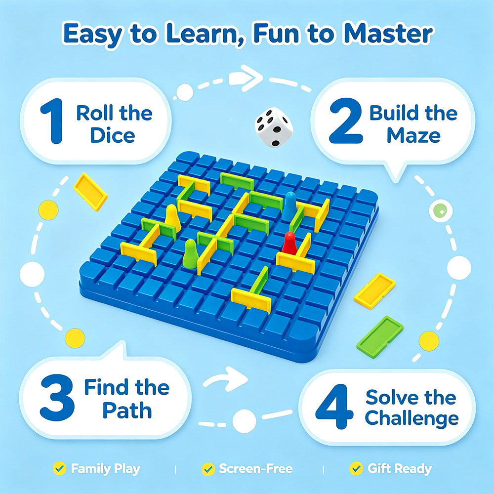 Breakout Maze Barrier Blocking - огляд і ціна Board Game Qwirkle