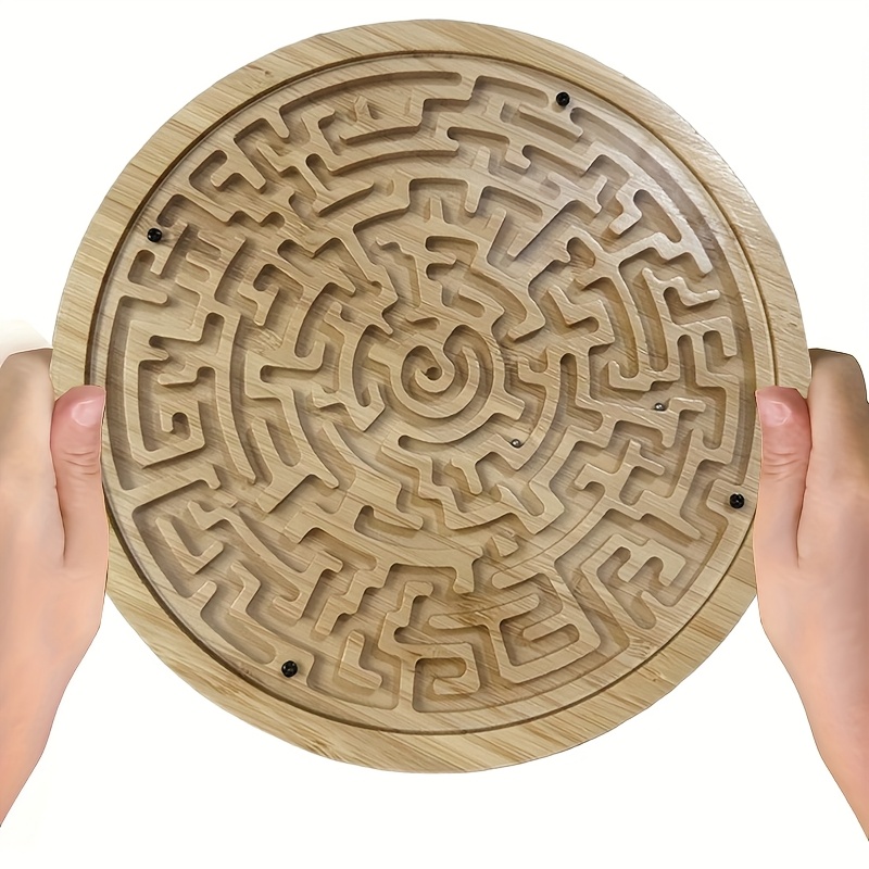 Circular wooden maze game, bam - огляд і ціна Board Game Qwirkle