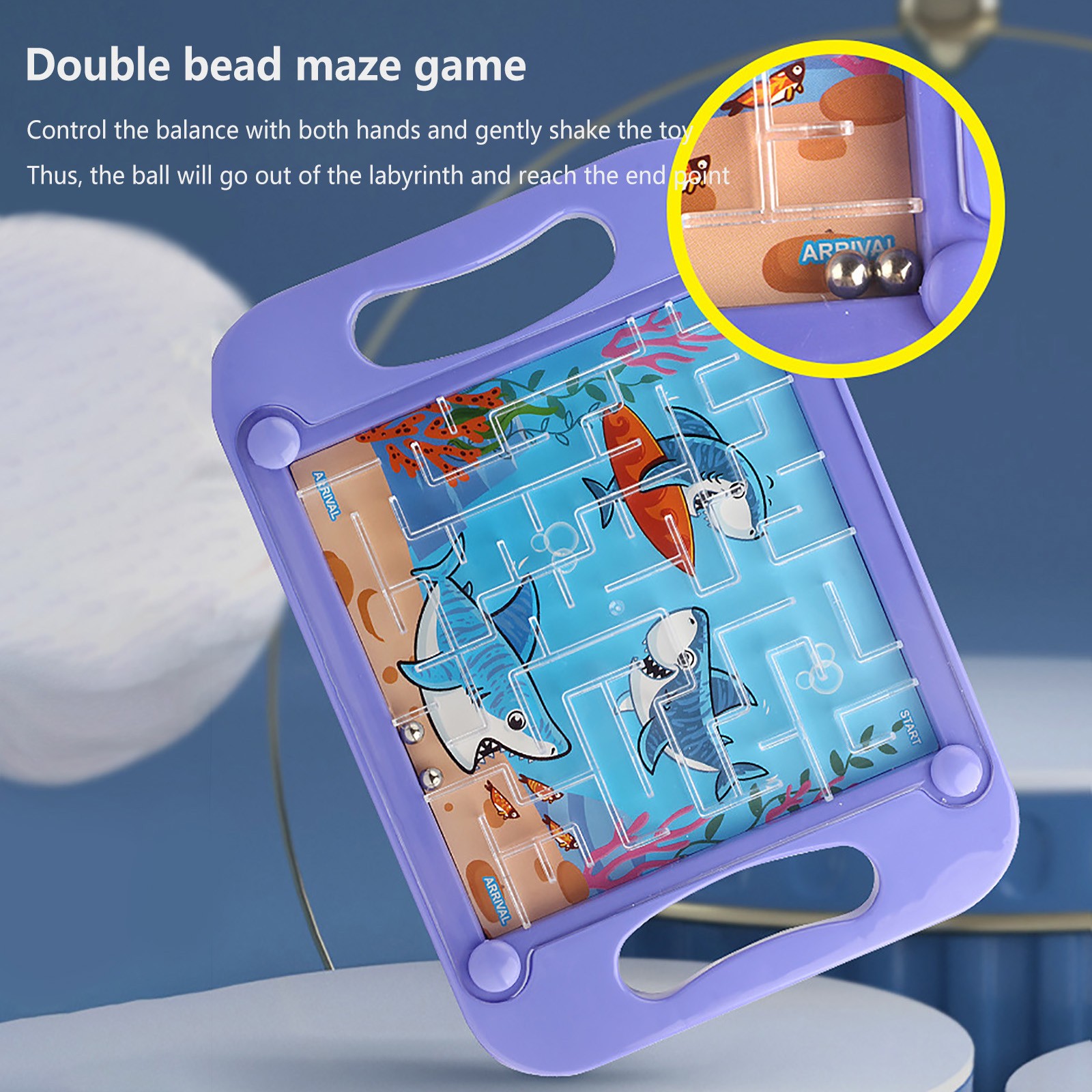 3D Maze Ball Kids Balance Grav - огляд і ціна Board Game Qwirkle